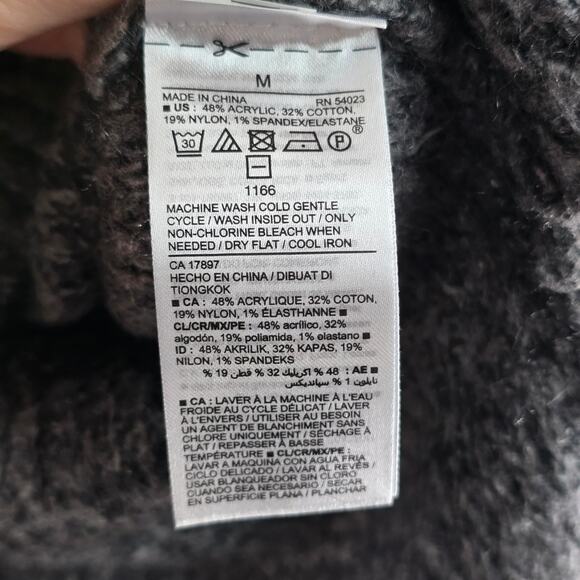 Old Navy Grey Turtleneck Sweater Women's Size M - Picture 8 of 9